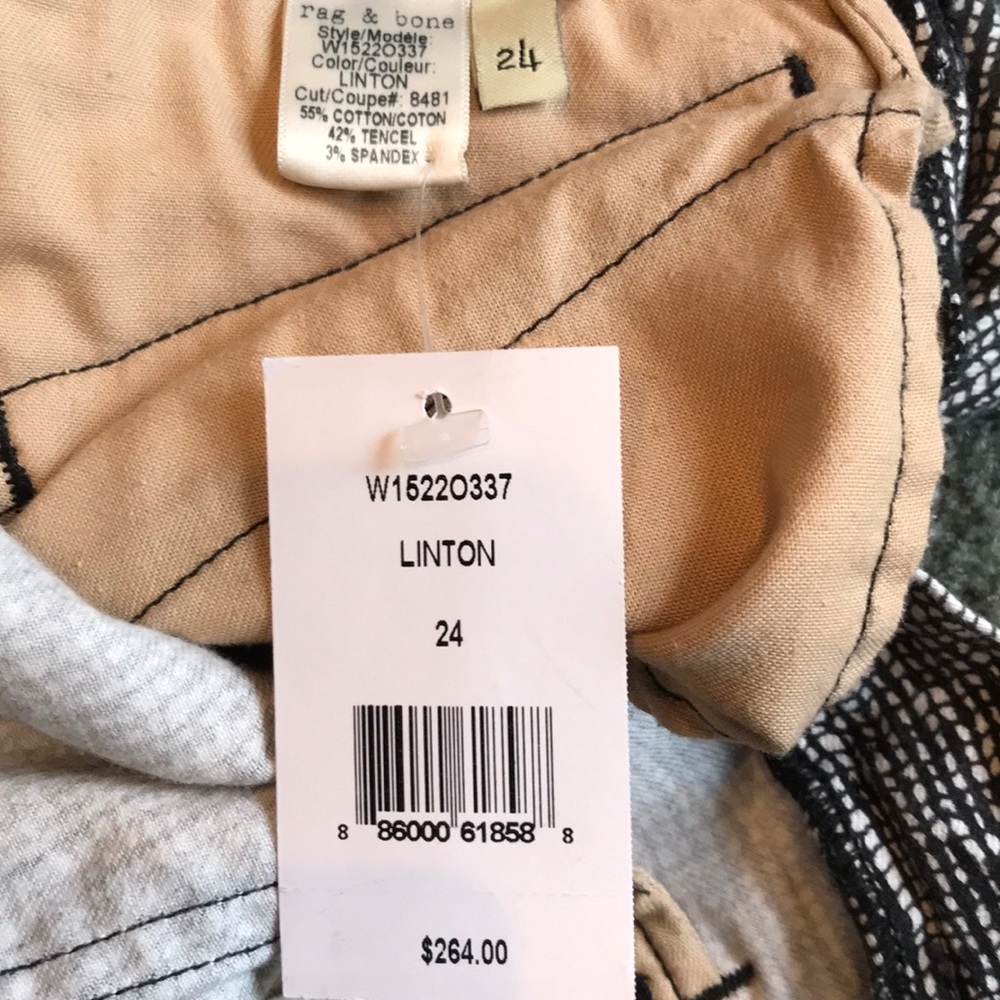 NWT Rag & Bone Linton Skinny leg pants - Picture 6 of 8